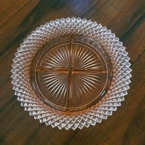 Depression Glass Miss America Pink Anchor Hocking Serving Plate